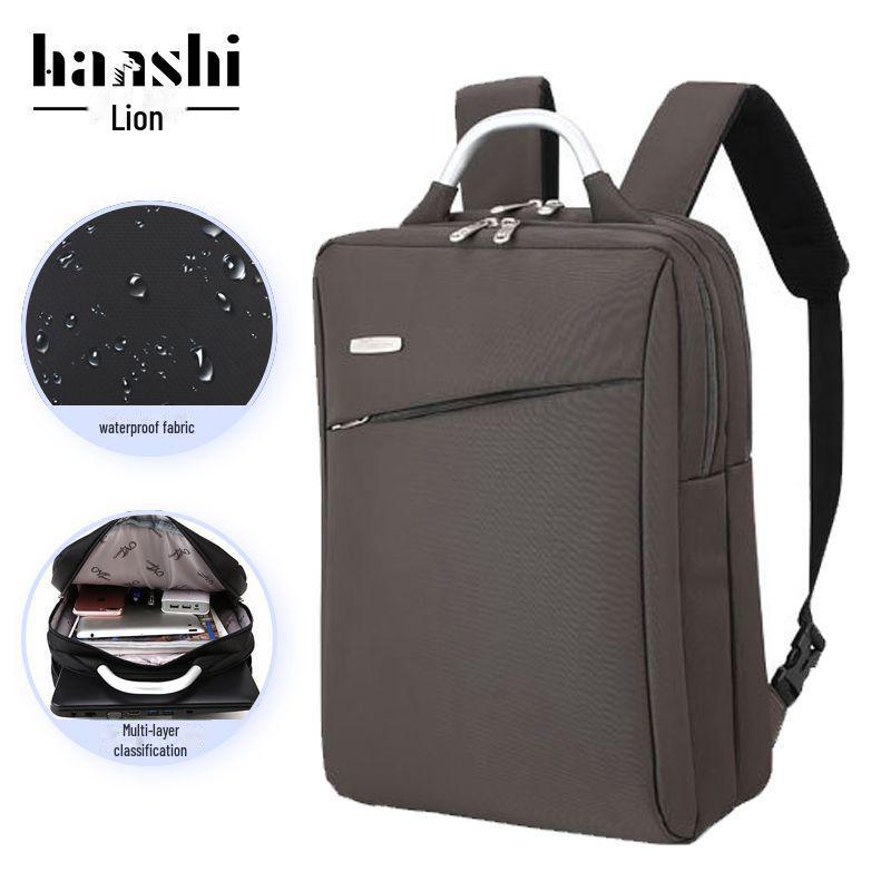 Men's Large Capacity Waterproof Business Travel Backpack