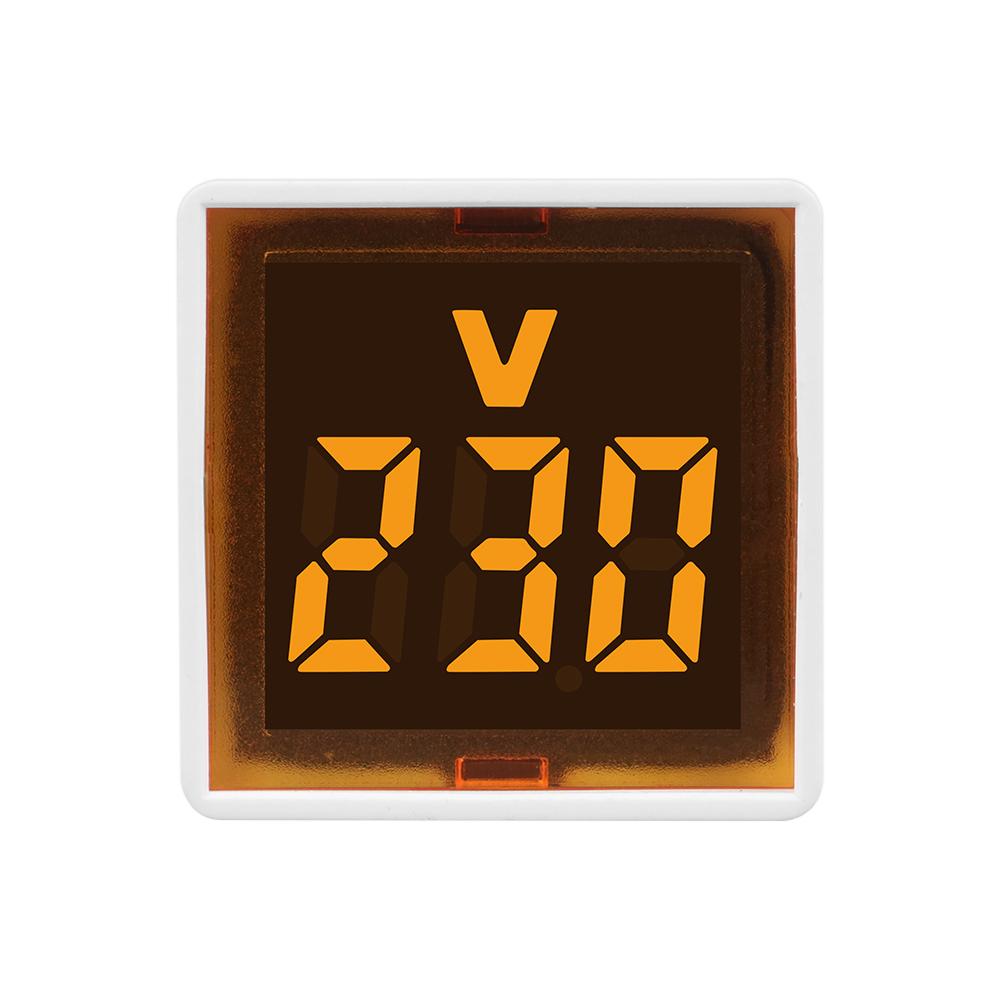 AC 220V/230V LED Voltmeter EU Plug Socket Square Volt Tester Detector Monitor 50-500V Digital Voltage Meter Indicator