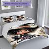 3PC Custom Name Witch's Halloween Fantasy Bedding Set Printed Bedding Set Duvet Cover Closure Includes 1 Duvet Cover & 2 Pillowcases for All Seasons B