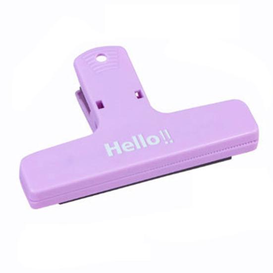 

Магнитный зажим для холодильника, нескользящая конструкция, портативный широко используемый сверхмощный магнитный зажим для доски на холодильнике светло-фиолетовый