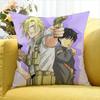 Banana Fish Anime Verschiedene Größen Quadratische Kissenhülle Für Auto Haus Schlafzimmer Dekoration