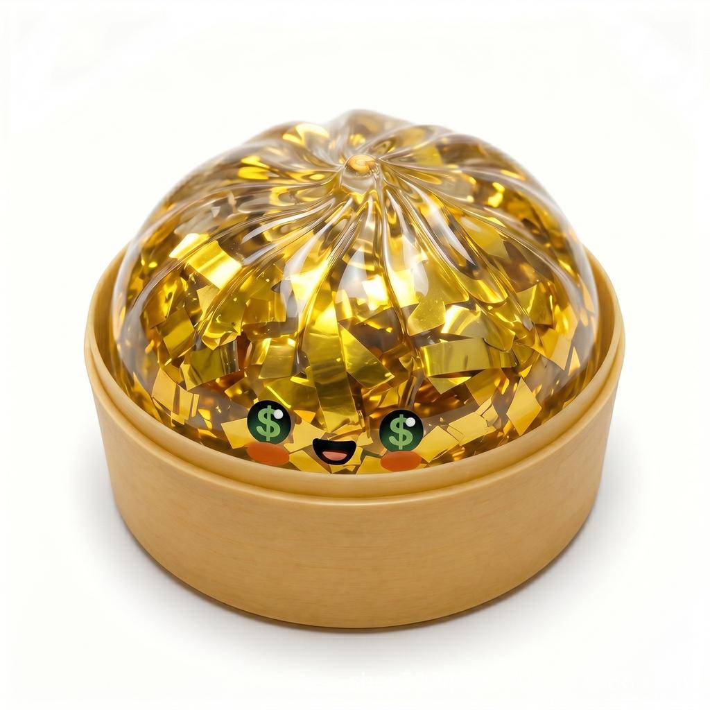 Glitter Golden Dumpling Squishy Hidden Edition Dumpling with Box Dumplings Sensory Squeeze Toy for Stress Relief Toys Gift