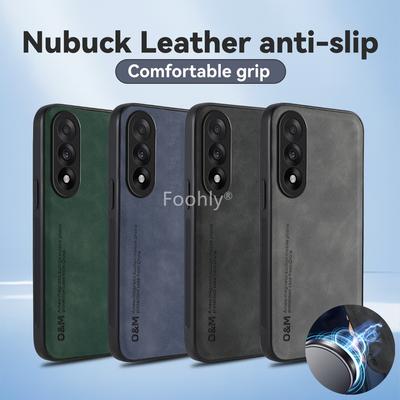 Nárazuvzdorné magnetické pouzdro z nubukové kůže pro OnePlus Nord 5 CE 5 CE5 5G Ochranný kryt Zadní skořápka Coque Funda