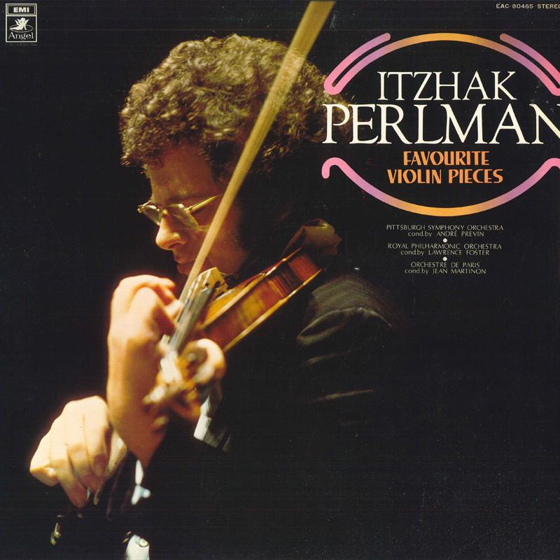 

LP Record ITZHAK PERLMAN Favorite Violin Pieces EAC80465 ANGEL Japan Classical