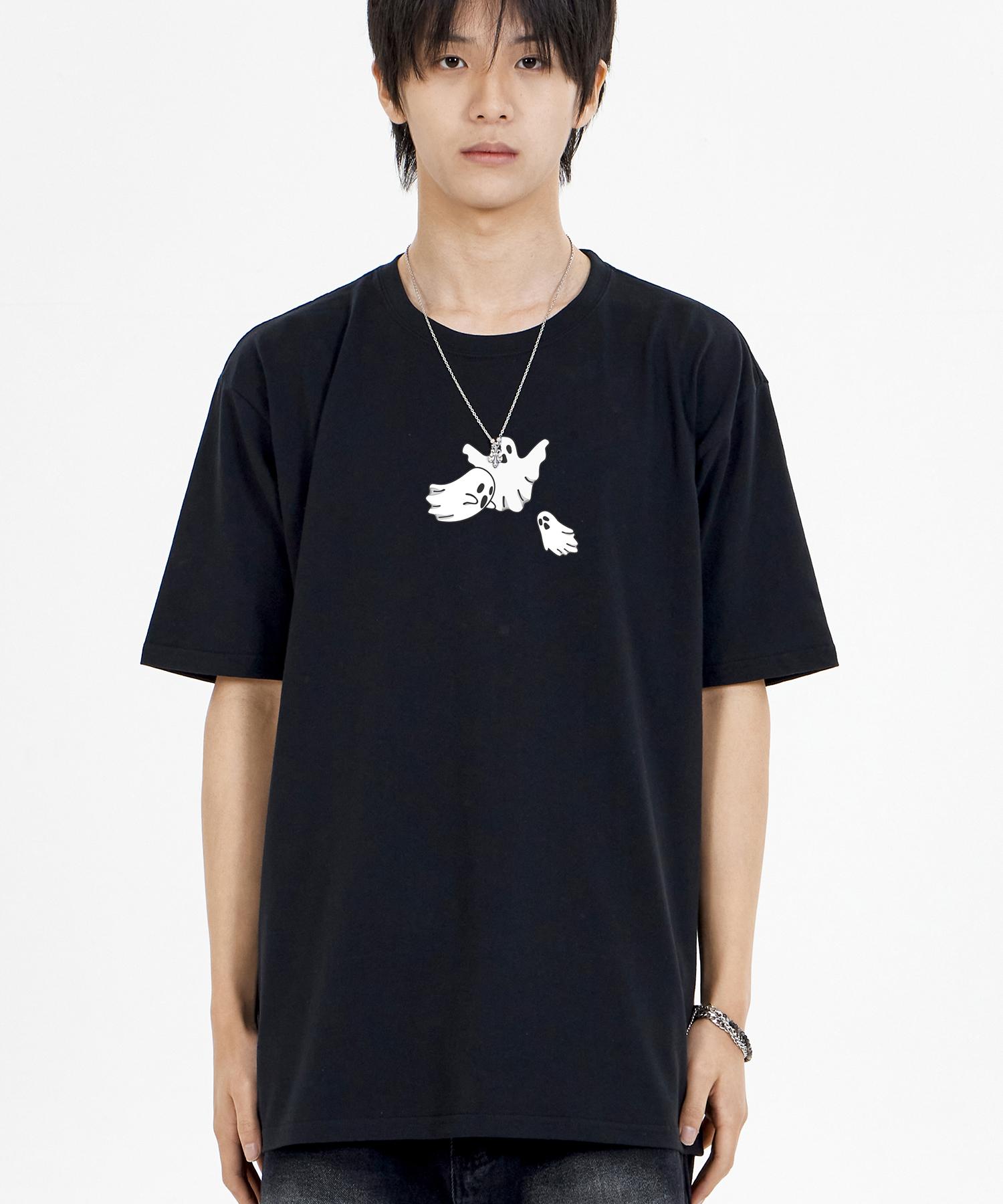 Biel Monster Ghost Short Sleeve T-Shirt Black Xl