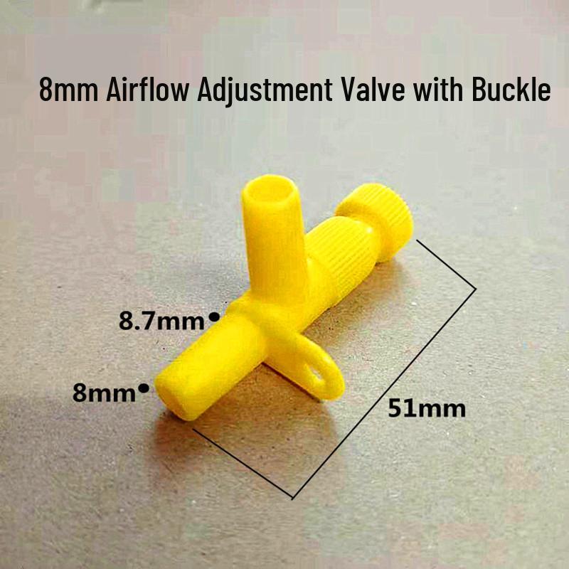 8mm Aquarium Air Pump Splitter & Valve for Oxygen Control