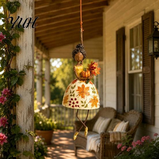 Garden Branch Decoration Dancing Lady Hanging Ornament for Home Decor, Elegant Art Sculpture, Ornaments Creative Pendant Indoor Outdoor Window