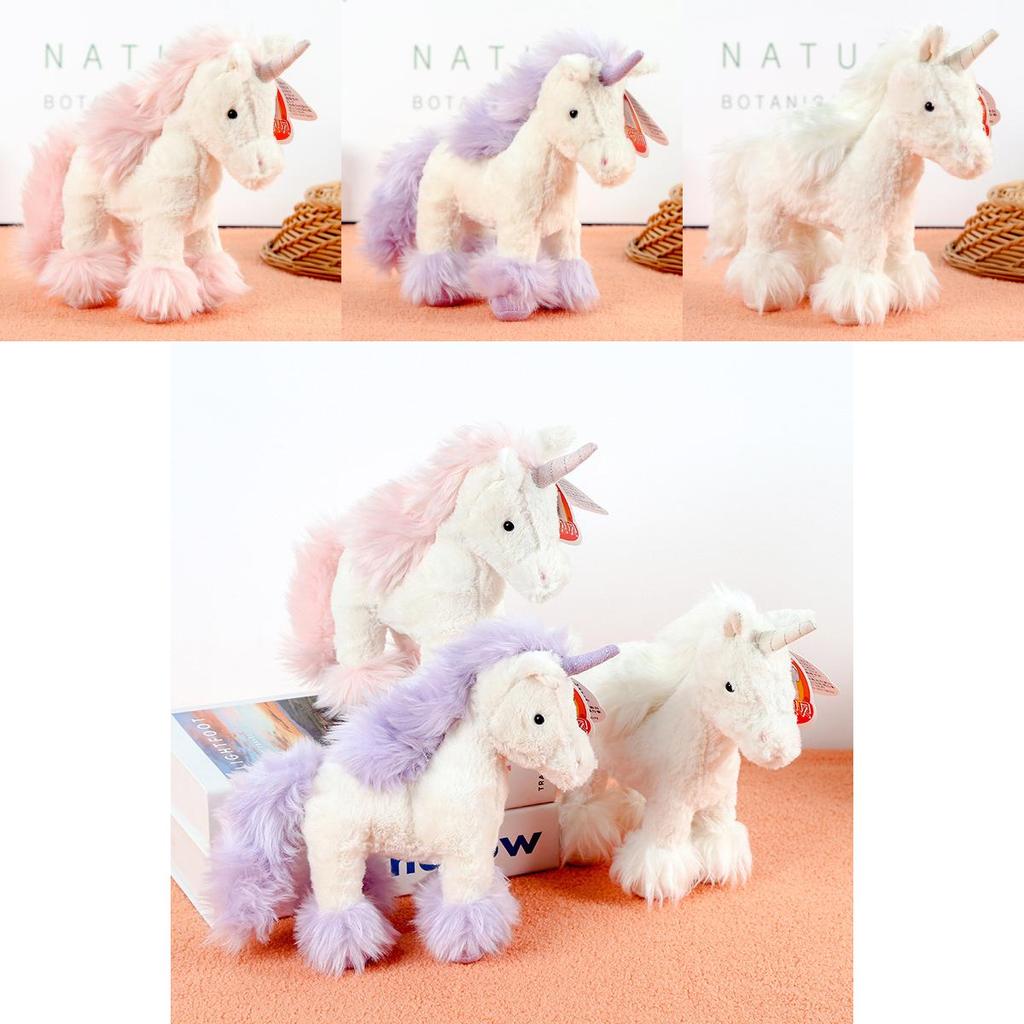 Unicorn Plush Toy With Pp Cotton Filling For Girls Kids Bedroom Decor