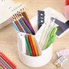 1 Stück drehbarer Stifthalter, Aufbewahrungsbox für Schreibtischstifte für Studenten im Büro, Aufbewahrungsbox für Make-up-Pinsel mit drei Löchern