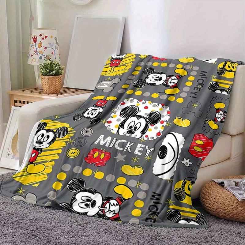 1pc, Cozy Mickey Mouse Home Decor Blanket: Perfect Gift for Bedroom, Living Room, Travel, Camping, Car