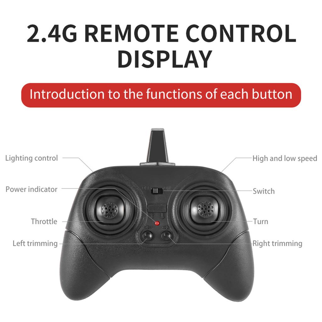 Remote Control Plane, 2.4Ghz Remote Control Airplane with Gyro Stabilizer & 2 Batteries, EPP Foam