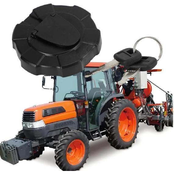 Locking Fuel Tank Cap with Key 41151122 for Kubota Mini Excavator U35-4 U35-S2 U45S U45ST U55 U55-4 Skid Steer Loaders SVL75
