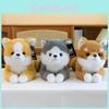 Inu Lying Shiba Husky Corgi Plush Toys Stuffed Animal Dolls Kids Birthday Gifts