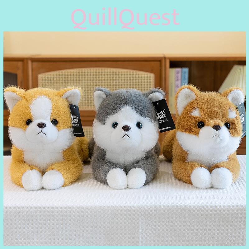Corgi Dog Plush Toy With Short Plush Filling For Home Decor Gift For Dog Lovers