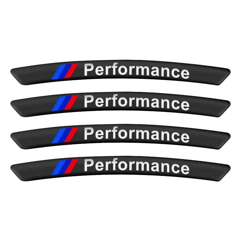 4Pcs Car Wheel Badge Sticker Emblem Decoration For BMW 320Li 325Li 330Li 325i E60 E64 E70 E83 E85 E87 E90 E92 E71 F10 F30 F20