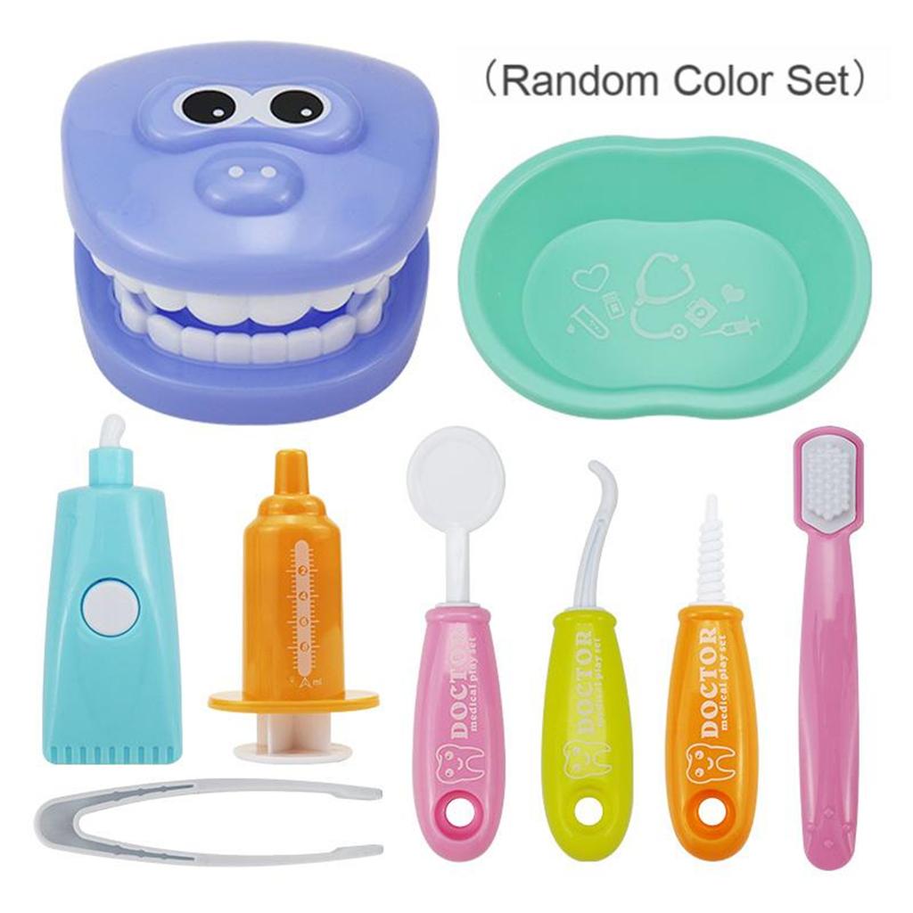 1/9pcs  Educational Toys For Children Early Learning Doctors Role Play Kids Intelligence Brushing Tooth Teaching Aids