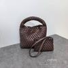 Niche Handwoven Phone and Coin Crossbody Bag: Mother-Child Collection