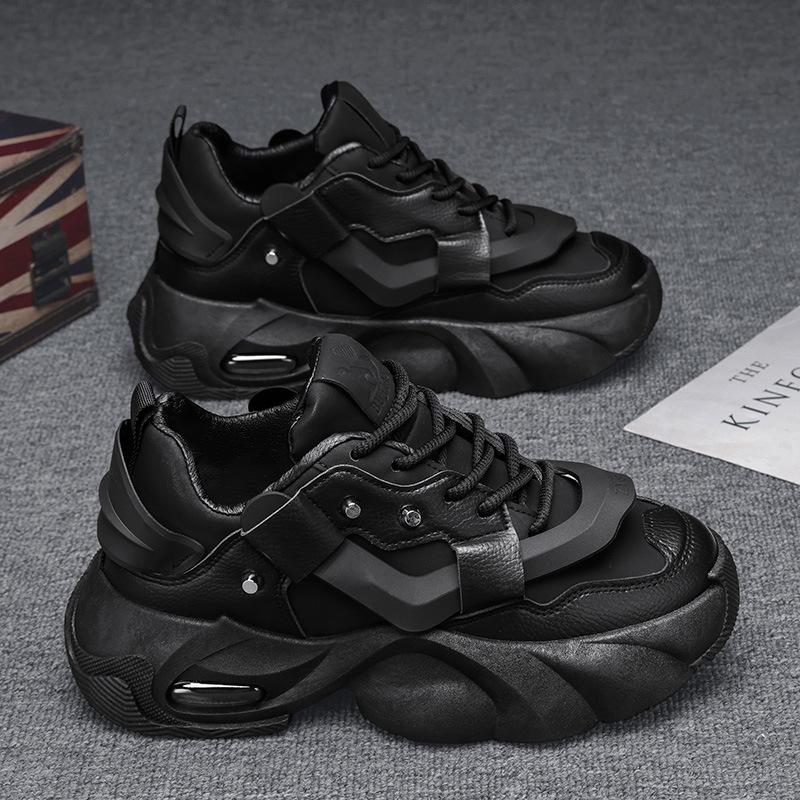 Men's shoes thick-soled heightening dad shoes versatile casual sports shoes not tired feet soft-soled air cushion casual shoes