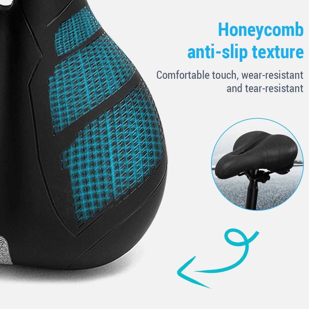 Dual Shock Absorbing Ball Bike Saddle Memory Foam Bicycle Saddle Bike Seat Cushion