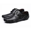 Men's shoes octopus casual shoes spring low-top surface Velcro flat-bottomed driving beans small leather shoes single shoes