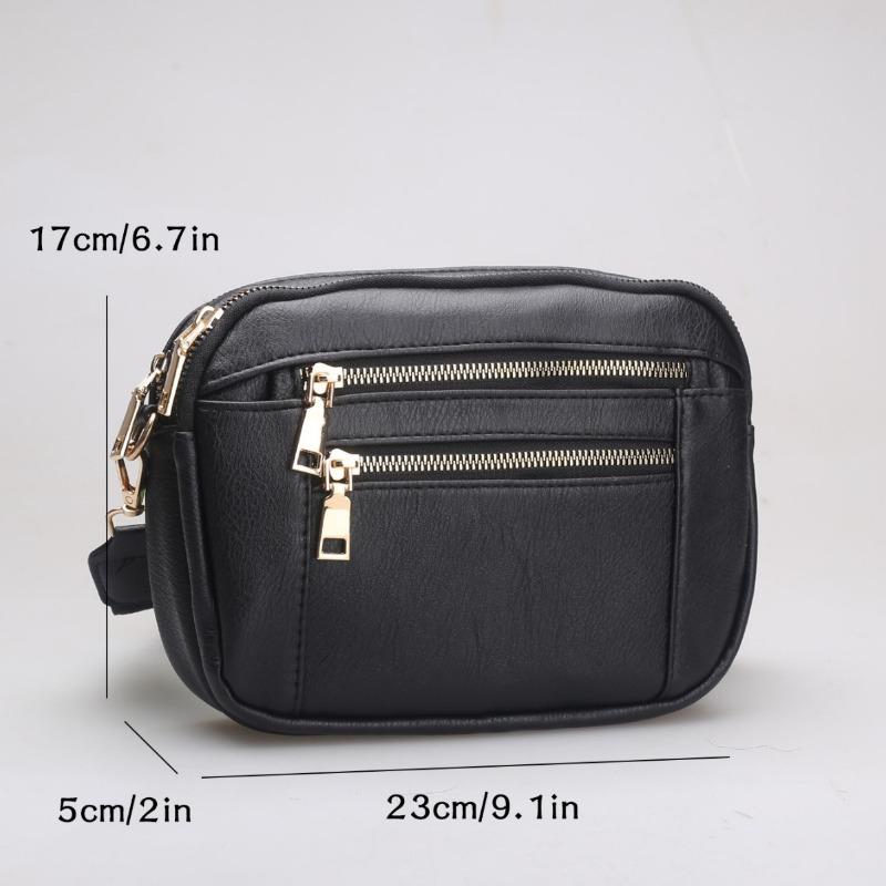 Popular wide shoulder strap embroidered small square bag Bohemian ethnic style shoulder bag casual versatile messenger women's bag