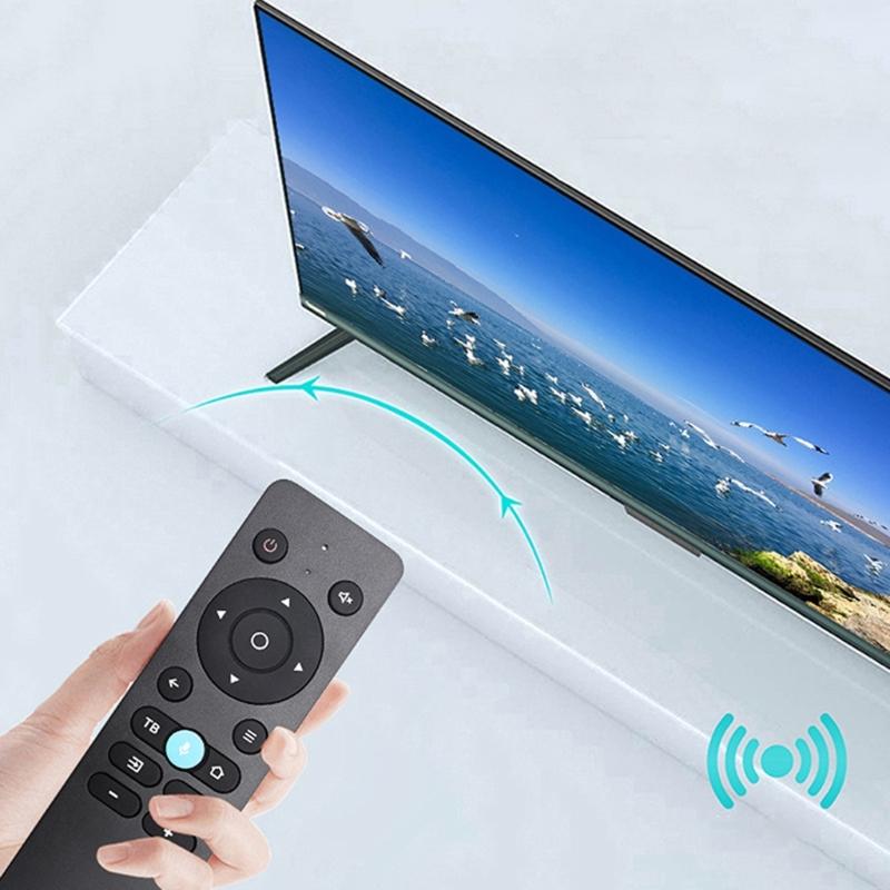 ABS TV-Fernbedienungen Sprachaktivierte Befehle Ergonomisches Layout Kunststoffstruktur Geeignet für nahtlose Bedienung