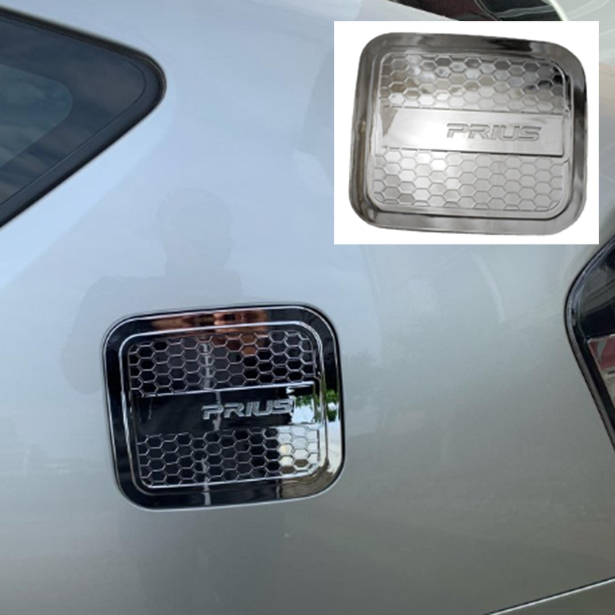 

For Toyota Prius Prius20 xw20 2004 2005 2006 2007 2008 2009 Car ABS Black Carbon Accessories Plated Tank Cover Trim Paste Style Chrome