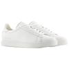 Armani Exchange Round Toe Lace-Up Low-Top Fashion Sneakers Men sneakers White XUX001XV09300001
