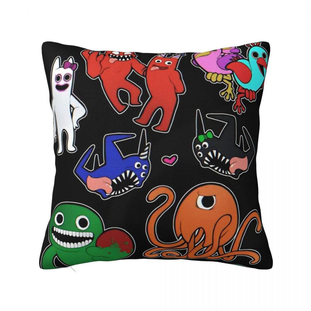 Garten Of Banban Group Cartoon Square Pillow Cases Jumbo Josh Cushion Cover Novelty Decorative Pillowcase For Seat 45X45Cm