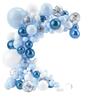 Blue Ocean Series Macaron Latex Balloon Male Treasure Birthday Decoration Balloon Chain Set Holiday Arrangement
