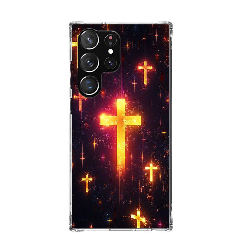 Jesus Bible Phone Case For Samsung Galaxy S26 S25 Edge S24 S23 FE S22 Ultra S21 Plus S20 + Fundas Cover Coque Galaxy S25 S24 S23