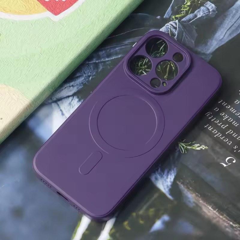 Liquid Magnetic Charging Case For iPhone17 Air 16 15 14 Plus 13 Pro Max 12 11 Pro XS Max XR Magsafe Silicone Cover