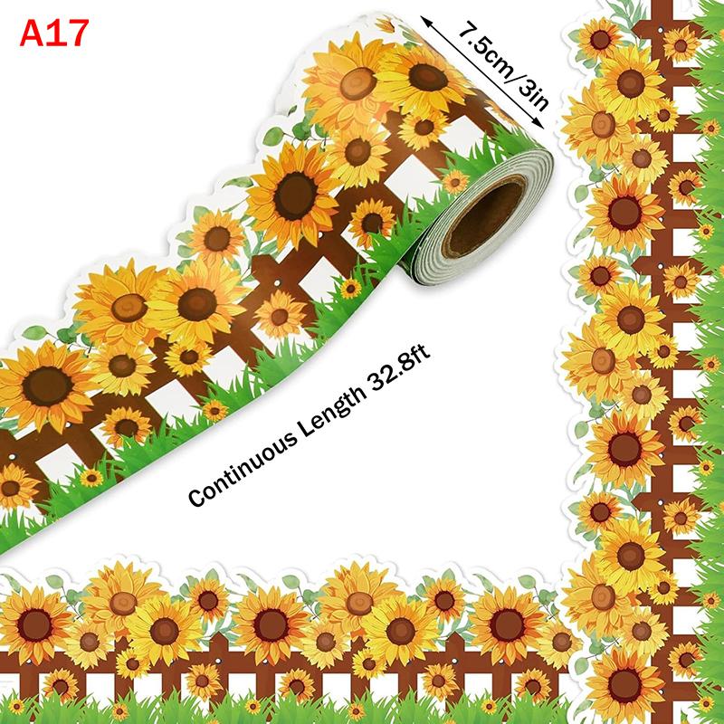 32 Colors 18M Self Adhesive Border Classroom Decors Border Trim Sticker Colorful Dot Trim Border Bulletin Board Border Trim