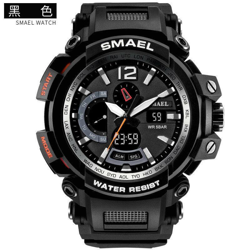 Smael Sport Watch Men Fashion Digital Led Electronic Quartz Classic Timeless Design