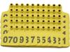 Cattle Ear Tag with Laser-Engraved Text for Farm Identification