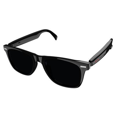 Smart Glasses AI Voice Assistant Outdoor Sport Glasses with Camera Remote Shooting Open Ear Sound Mic & Speakers for Work Travel