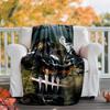 Dead by Daylight Flannel Blanket Soft Warm All-Season Throw, Design for Camping, Car Travel, Hiking Sofa, Bed, Office Perfect Gift for Parties