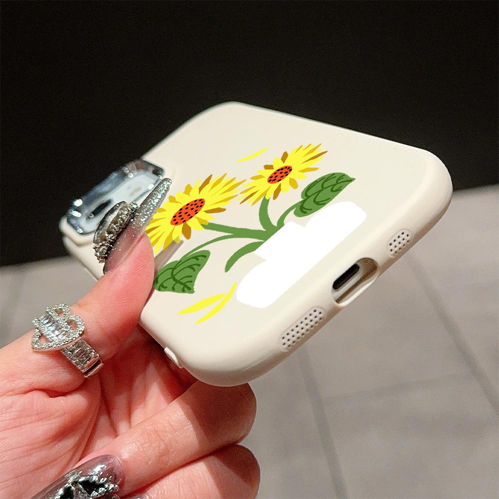 Solid Color Silver Edge Lens Soft Liquid Silicone Shockproof Phone Case for iPhone Samsung Huawei Honor Xiaomi Redmi OPPO Realme Vivo Infinix Tecno