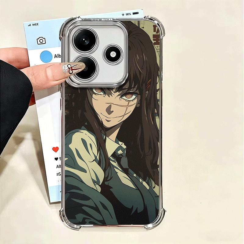 

Anime Character Yoru War CSM Soft Phone Case For Xiaomi Poco X7 X8 Pro Max X6 X5 X3 F8 Ultra F7 M8 M7 M5S Redmi 15C 15A 15 14C 1 Xiaomi Poco X5 Pro