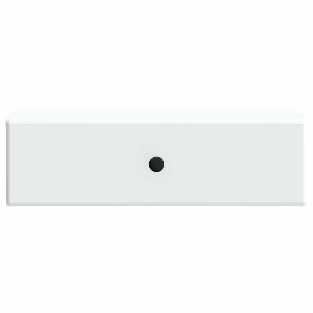 Wall Mounted Side Table White 59 x 34.5 x 17 cm