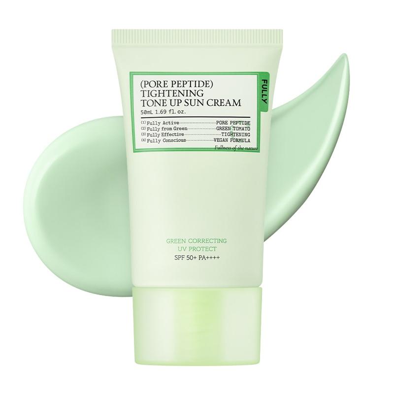 FULLY Сыворотка-крем для сужения пор с пептидами и выравниванием тона кожи с SPF 50+ PA++++ 50 мл