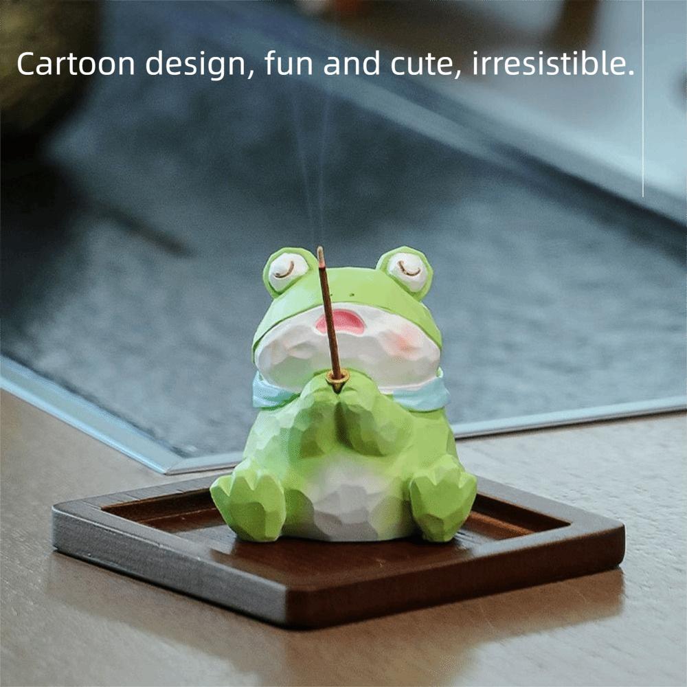Frog Bear Panda Incense Stick Holder Resin Crafts Incense Holder Zen Incense Burner  Living Room