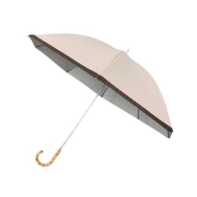 MOONBAT Fuwacool Lightweight Long Suitable for Sun and Heat and UV Protection Grosgrain Tape At the Solid Color Women's Parasol, Umbrella, Rain,