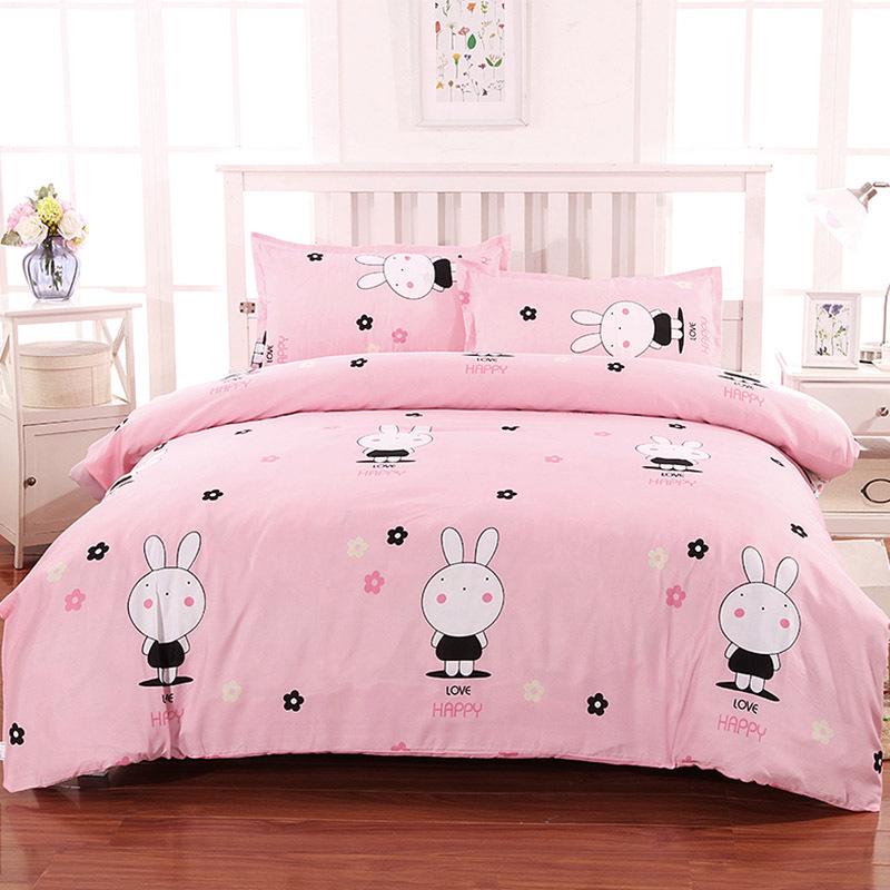 Flannel Duvet Cover Set - Single Piece for Dormitory Bunk Bed, Includes Pillowcase & Double Duvet Cover
