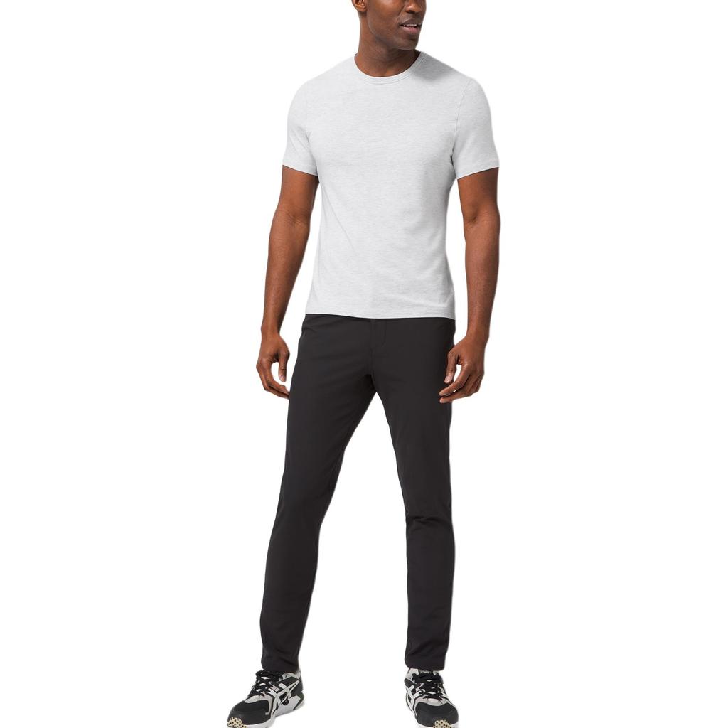 Lululemon T-Shirts Men's 3 Pack (White+Gray+Black) Crew Neck LM3CS7S
