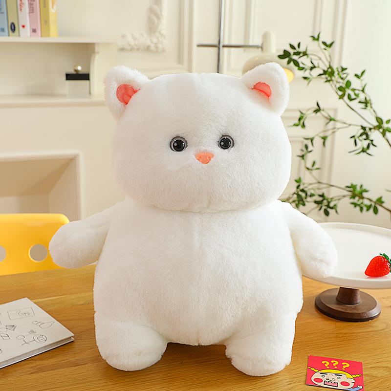 

Новые трехцветные мягкие и милые мультяшные плюшевые игрушки «Мяу, его сестра», целебная милая кукла-кошка ten inches