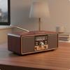 Wooden BT Speaker TF Card Playback AM Radio Deep Tones Device