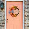 Fall Season Artificial Wreath Decors Decorative Wreath Hangings For Autumn Celebration Welcoming Touch Flower Rings
