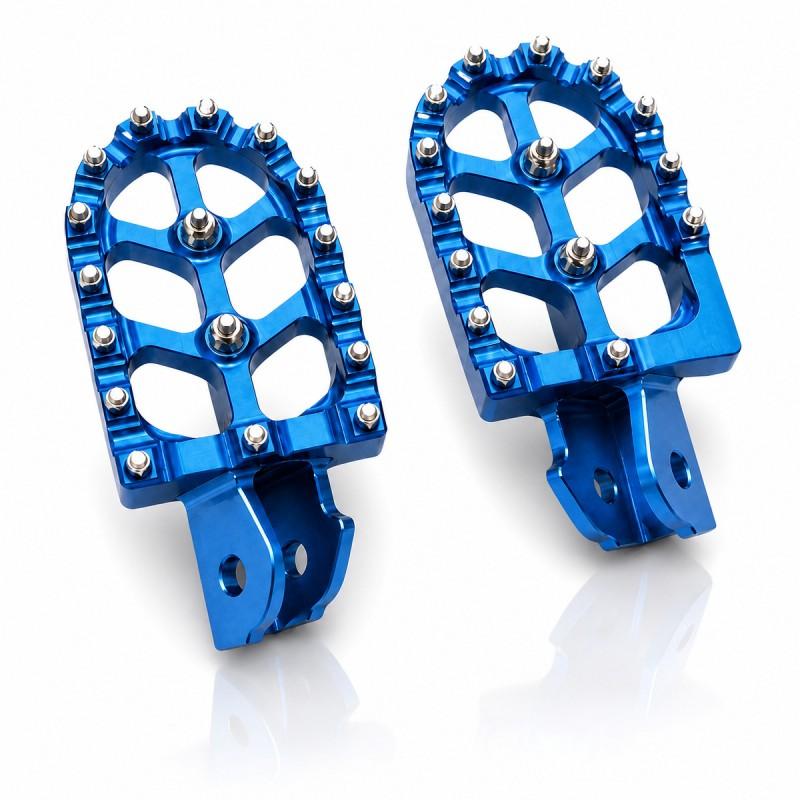 Universal CNC Aluminum Motorcycle Foot Pegs Off-Road ATV Dirt Bike Scooter Upgrade Anti-Slip Pedal Set