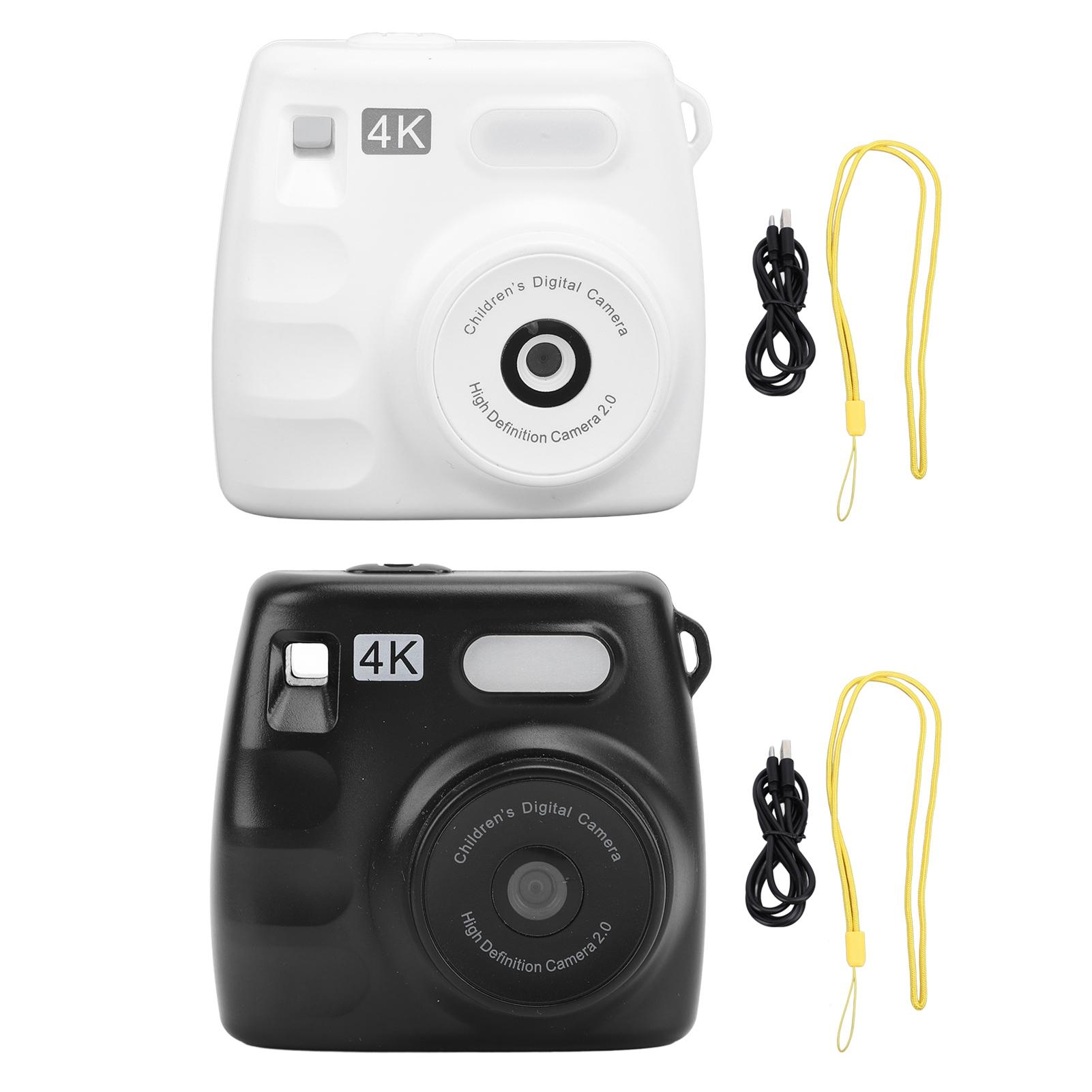 

Portable Digital Camera for Students 48MP Dual Lens 1080P Resolution 2.0 Inch IPS Screen HD Camera w Black